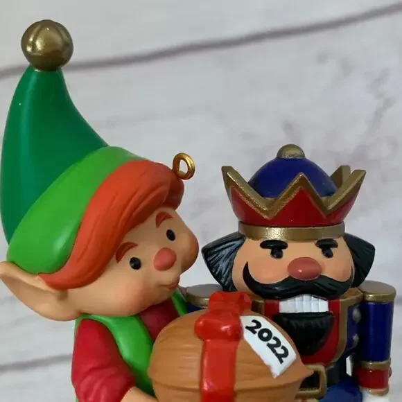 Hallmark Keepsake Christmas Ornament 2022 North Pole Tree Trimmers Nutcracker - Picture 12 of 16